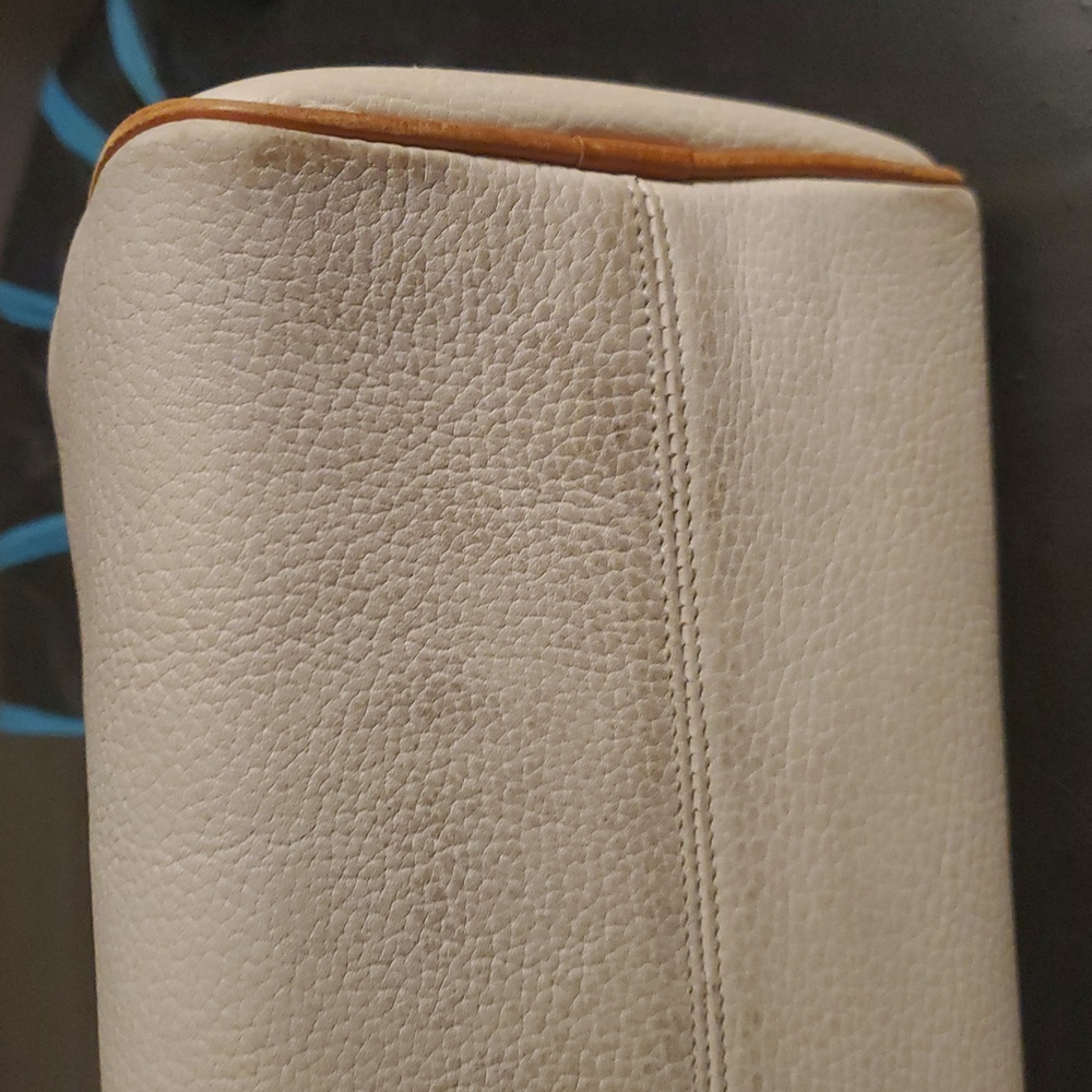 Dooney & Bourke Cream and Tan Satchel/leather Speedy - Picture 11 of 11
